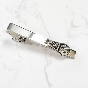 JW Gift Tie Clip Declare Thd Good News  - Baptism Gift Brother Gift Jehovah&#39;s Witness Gift Elder Regular Pioneer