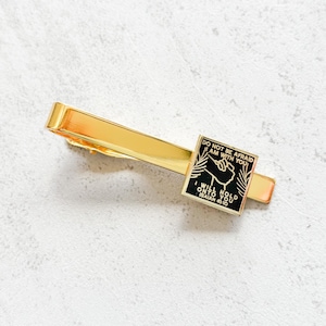 JW Gift Tie Clip - Isaiah 41:10 Baptism Gift Brother Gift Jehovah&#39;s Witness Gift Elder Regular Pioneer