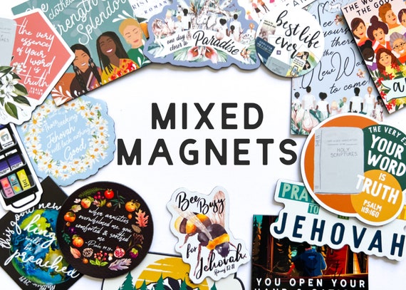 JW Mixed Magnets - Jehovahs Witness Congregation Gifts Pioneer Brothers