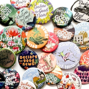 Declare The Good News Pins - JW Gifts Pins International 2024 Convention - Floral