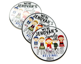 Declare The Good News - Special Convention Sticker Helsinki Finland - JW Gifts