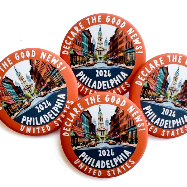 Declare The Good News Pins - JW Gifts Pins Philadelphia Pennsylvania International Convention