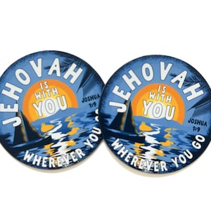 JW Magnets Jehovah Is With You Wherever You Go - Baptism Gift