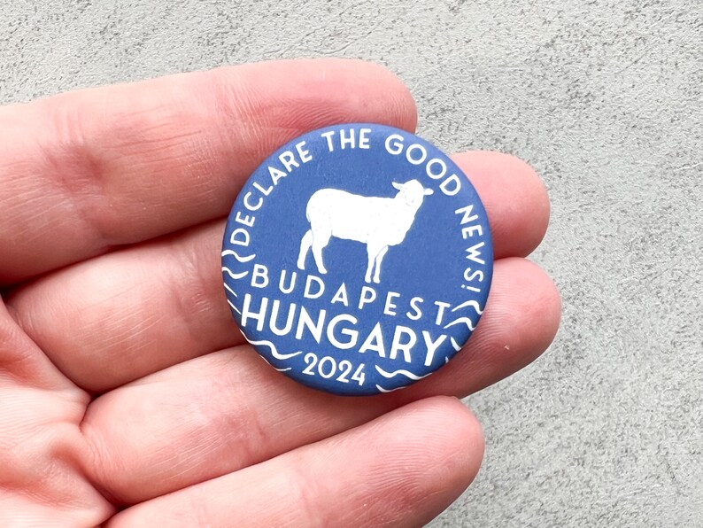 Declare The Good News Pins JW Gifts Pins Budapest Hungary International Convention image 3