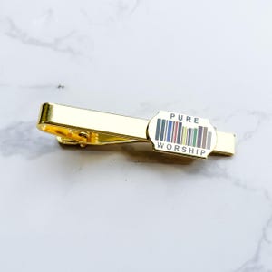 JW Gift Tie Clip - Pure Worship Convention Baptism Gift Brother Gift Jehovah&#39;s Witness Gift Elder Regular Pioneer