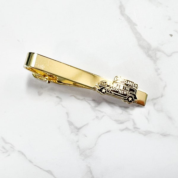 JW Gift Tie Clip Declare Thd Good News  - Baptism Gift Brother Gift Jehovah's Witness Gift