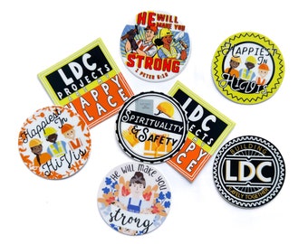 LDC Mixed Hard Hat Sticker - JW Gifts