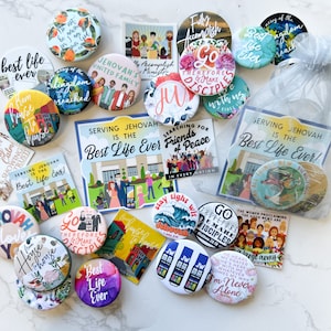 JW Pioneer Gift Bag: Card, Pin & Sticker