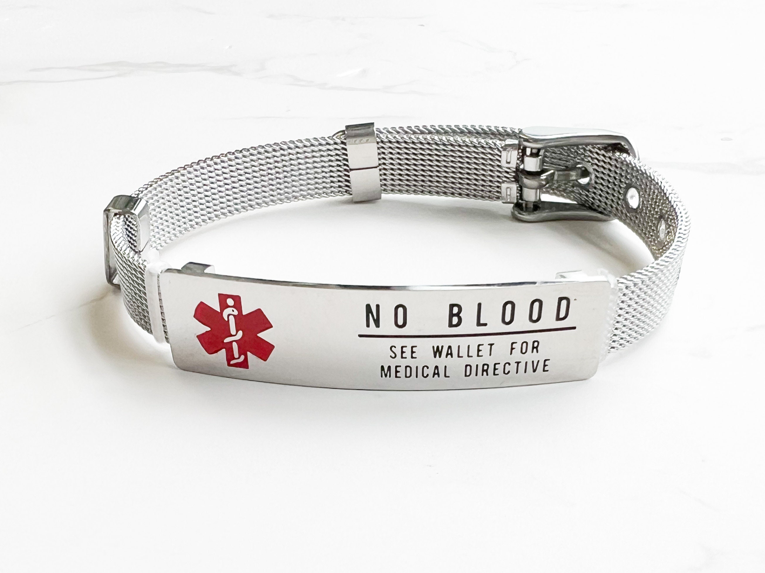 Jw no blood bracelet deals