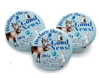 Declare The Good News Pins - JW Gifts Pins Helsinki Finland International Convention