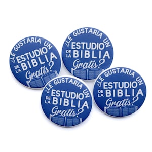 SPANISH Free Bible Study Pins - Pioneer Field Ministry JW