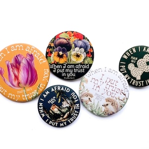 JW Pins: Wenn ich Angst habe Angst Ermutigendes Geschenk