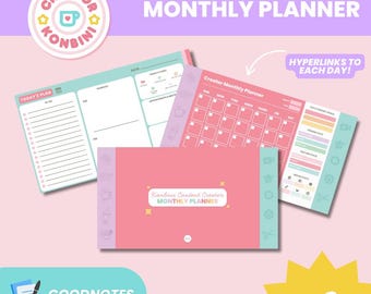 Konbini CC - Monthly Planner, Undated