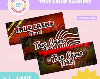 True Crime - Discord Event Banners