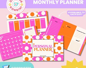 Citrus Pop - Digital Planner - GOODNOTES, Undated