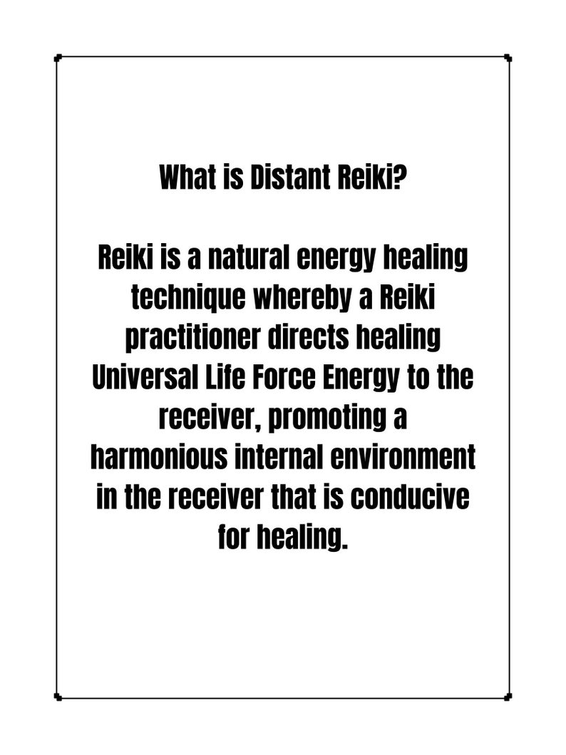 Distant Reiki Healing, 30 minutes image 2