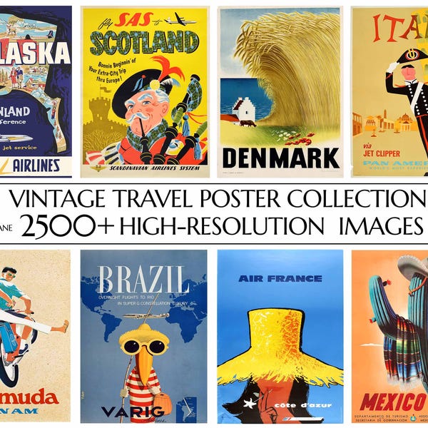 Vintage Travel Posters - Etsy