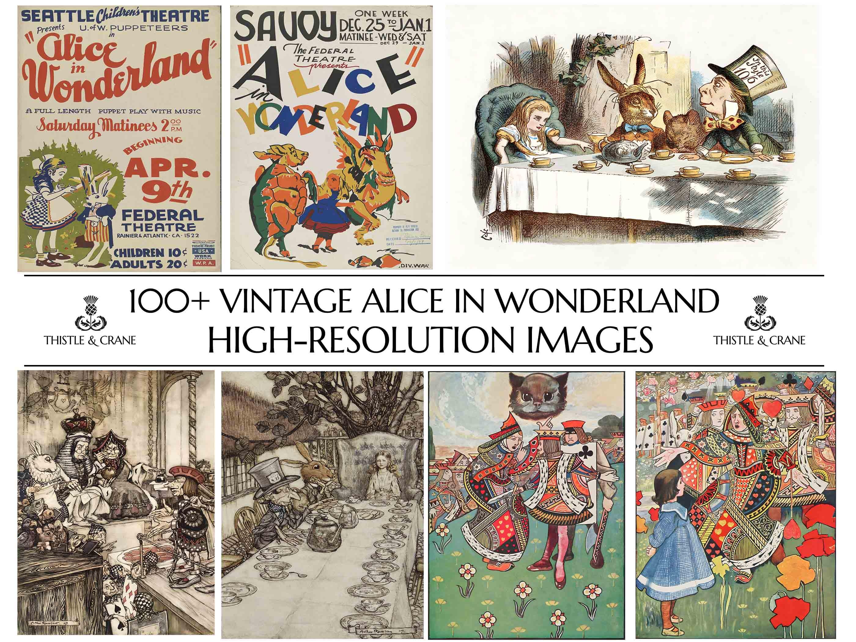 100+ Original Vintage Alice in Wonderland Collection | Remastered Art ...