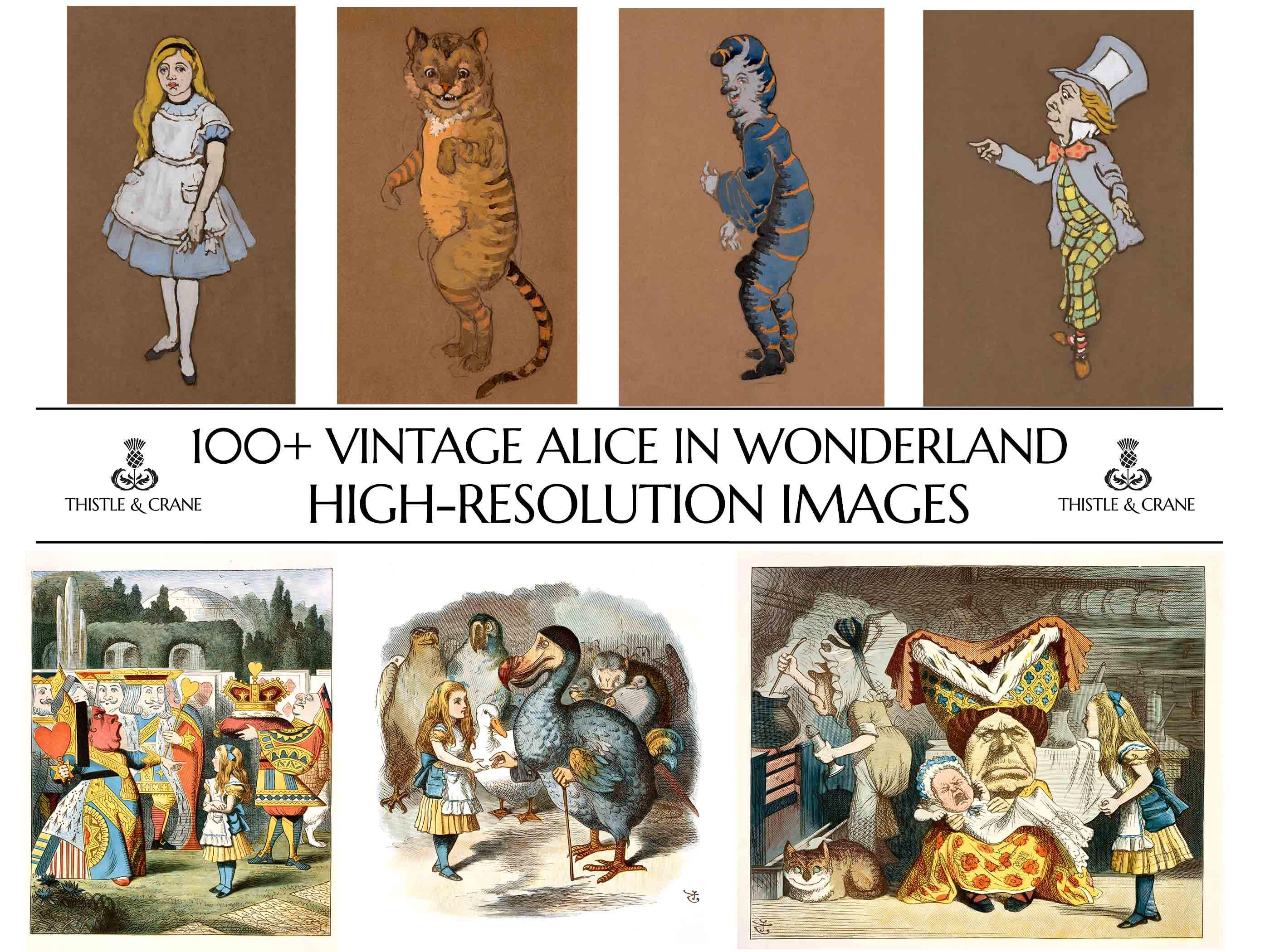 100+ Original Vintage Alice in Wonderland Collection | Remastered Art ...