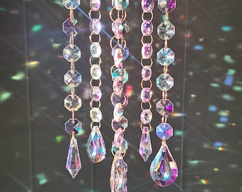Spiral Handmade Gift Suncatcher Crystal Rainbow Maker Home Decor ...