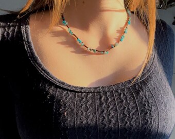 blue apatite necklace