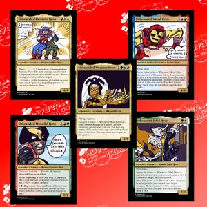 Unbranded Heroes MTG Commander Proxies [FULL SET]