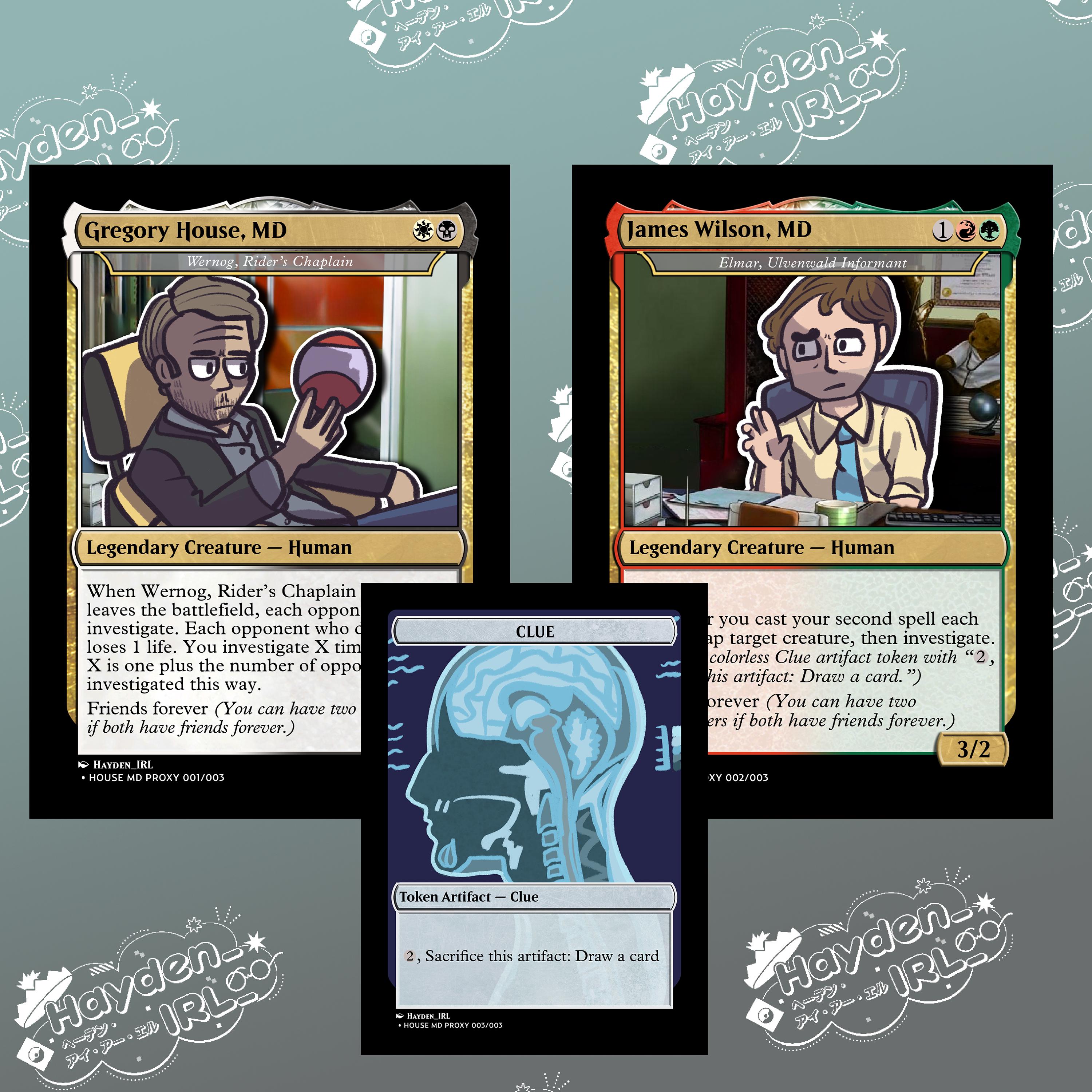 House M.D MTG Commander Proxies - Etsy