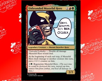 Mustelid Hero MTG Commander Proxy