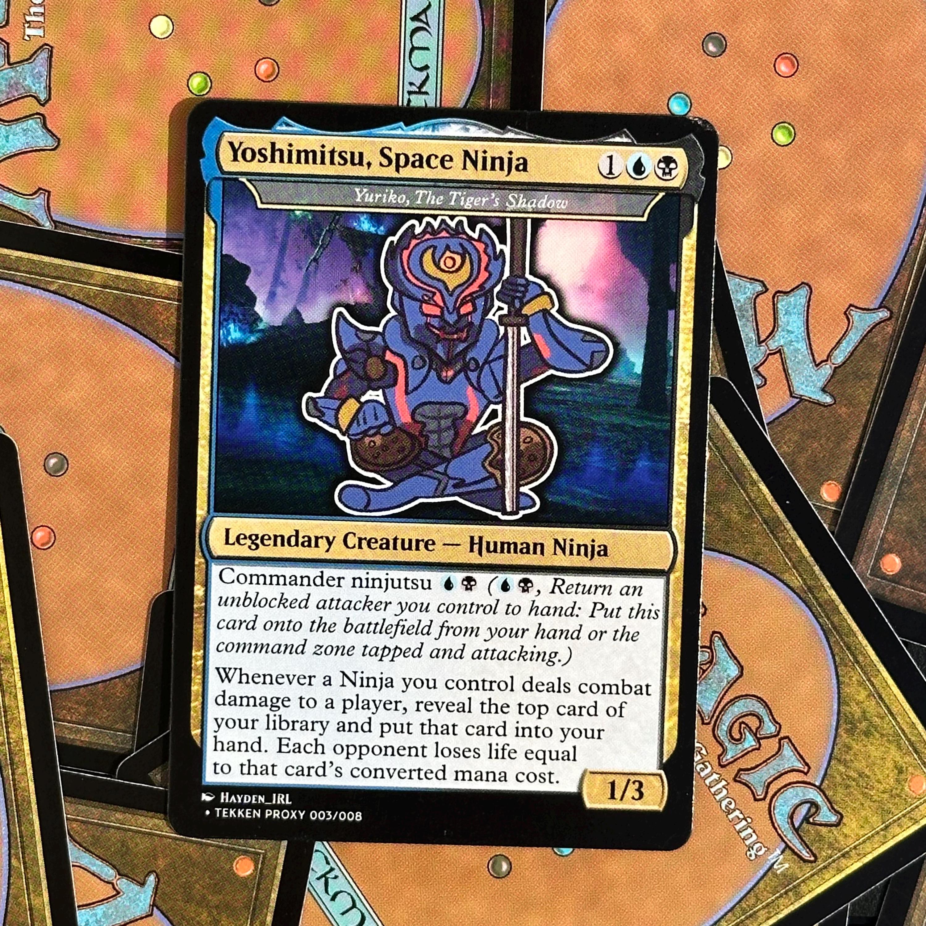 Yoshimitsu MTG Commander Proxy - Etsy