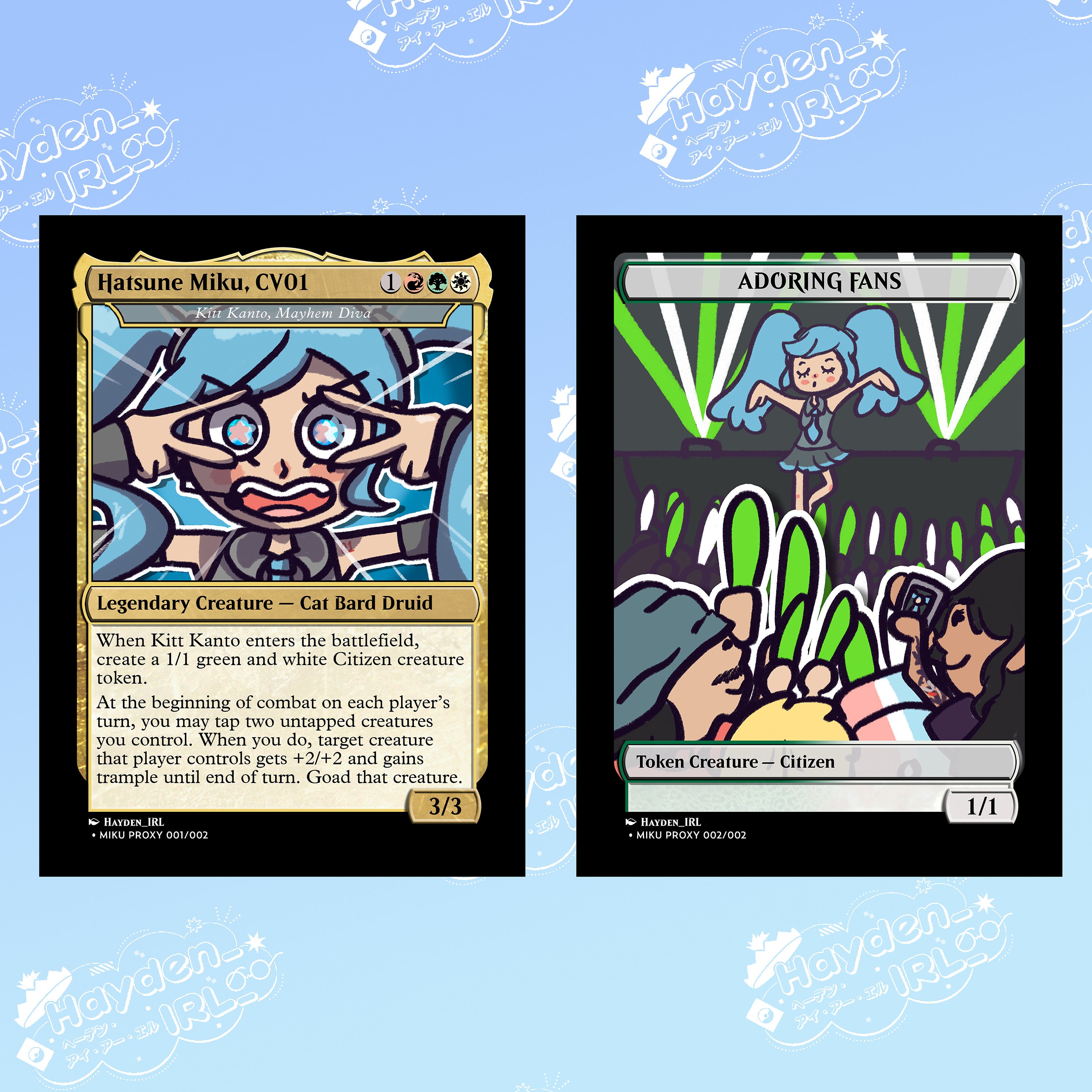 Miku MTG Commander Proxy - Etsy Miku MTG Commander Proxy - Etsy