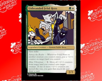 Felid Hero MTG Commander Proxy