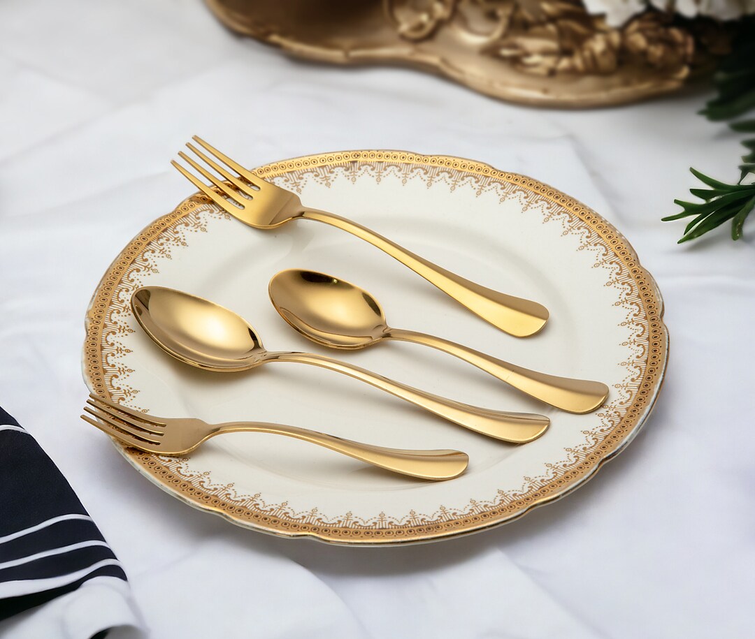 Silverware Flatware Set, 30piece Elegant Cutlery Set, Stainless Steel