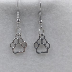 Puppy Paw Print Earrings