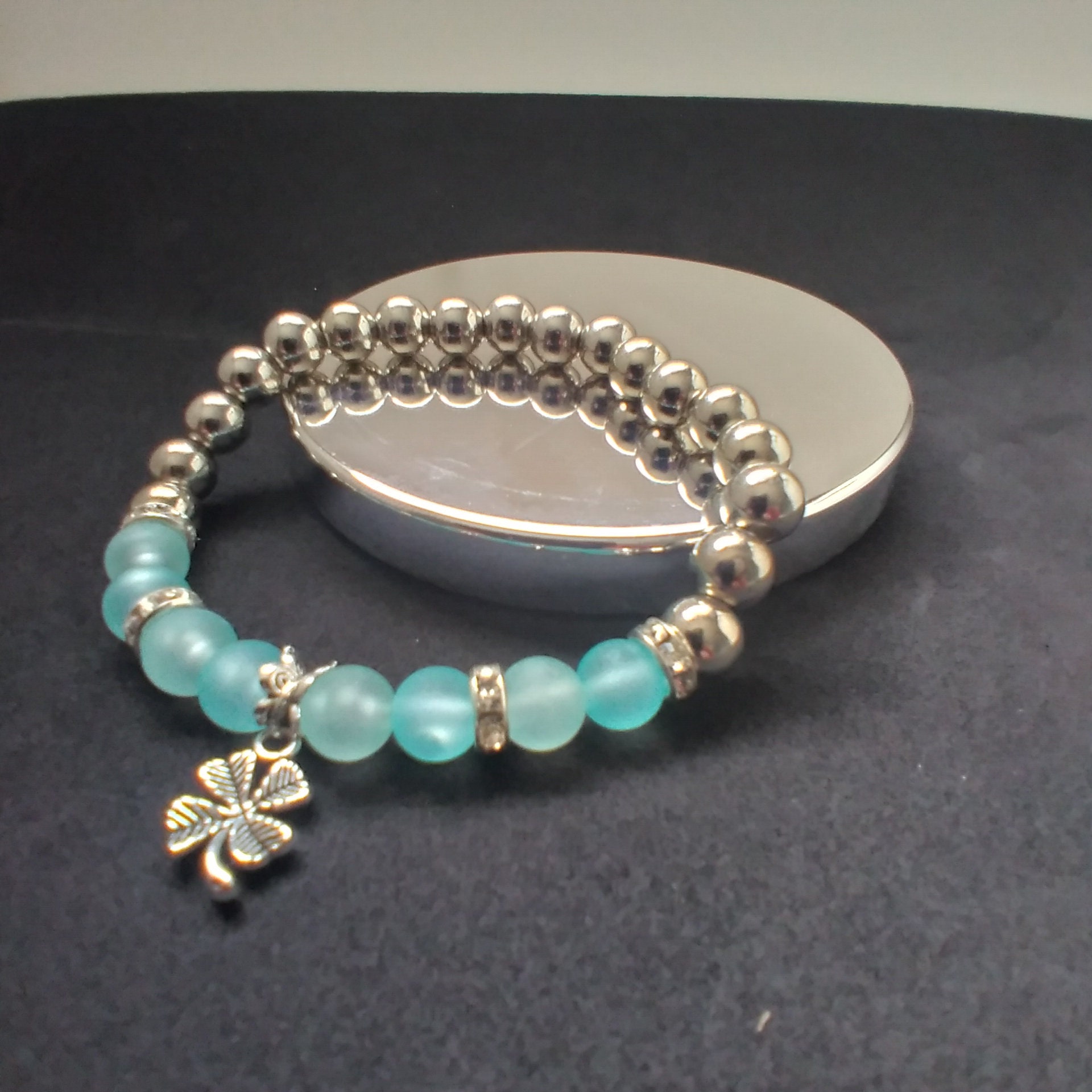 Bracciale Bambino in Argento Quadrifoglio con Targhetta Mabina... - Gioielleria Amadori