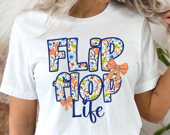 Flip Flop PNG Sublimation Design Life Is Better In Flip Flops Summer png Beach Trendy Summer png Beach png Lake png Flip Flop Life png