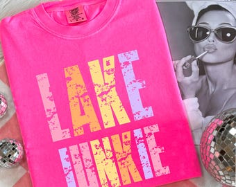 Lake Junkie PNG Trendy Summer Shirt Design Lake Life png Cute Summer PNG Lake Bum Boating png Sun Babe Sunshine Digital Download Only