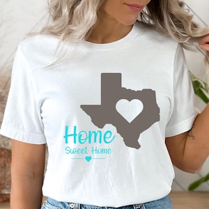 Texas Home Sweet Home PNG Sublimation Design, Digital Download Only, Retro Texas Clipart PNG, Boho Texas Shirt PNG