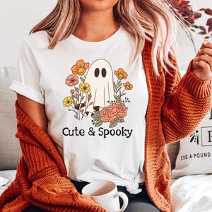 Cute Ghost PNG Spooky Coquette Png  Retro Halloween Shirt Design Girly Fall Bow Png Coquette Spooky Season Png Preppy Halloween Ghost Png