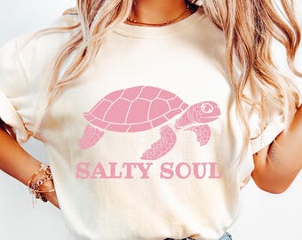 Salty Soul PNG Beach Sublimation Shirt Design Beach png Retro Beach png Preppy Summer png Trendy Summer png Beach Vibes png Beach Bum png