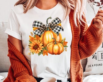 Coquette Pumpkin PNG Coquette Bow png Cute Pumpkin png Halloween mama Fall Shirt Sublimation Design Trendy Fall png Boho Fall Flowers png