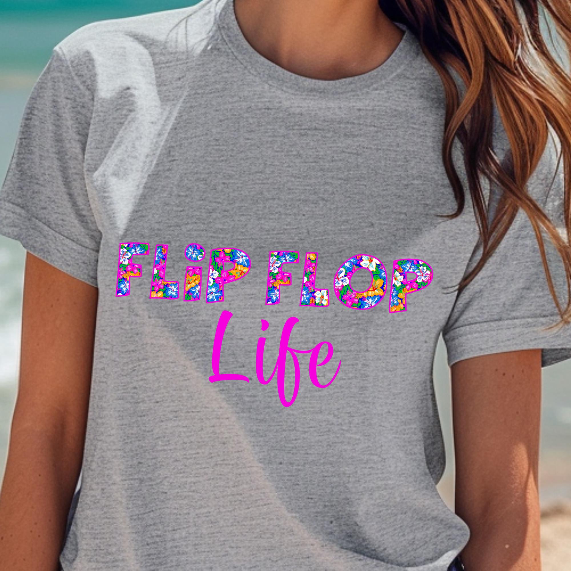 Flip Flop Life PNG Sublimation Design, Digital Download Only Summer ...