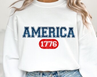 Amérique 1776 PNG 4 juillet png Étoiles et rayures png Sublimation Design Téléchargement numérique USA Freedom png Boho Patriotic Tshirt png