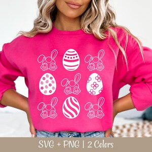 Easter Bunny and Easter Egg PNG, Funny Easter png, Easter SVG, Digital Download Only, Easter Egg svg, Easter Bunny svg, Girls Easter png