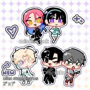 luka added !! ~ alien stage alnst keychains