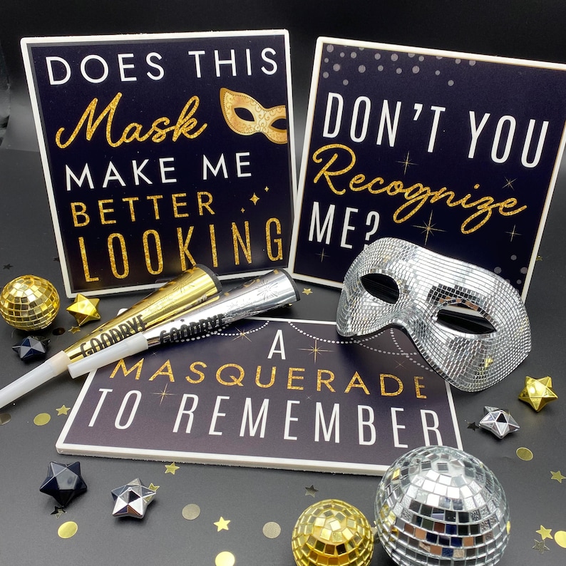 Masquerade Photo Booth Props, Custom Photo Booth Props, PVC Props ...