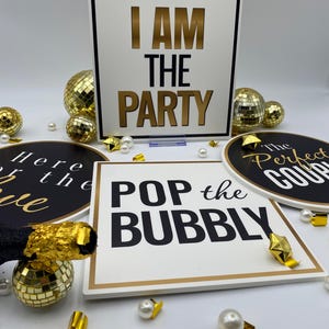 Luxe Wedding Photo Booth Props, Premium Photo Booth Props, PVC Props, Props for Wedding Photo Booths