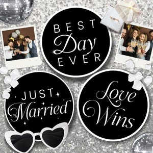 Glam Wedding Photo Booth Props, Custom Photo Booth Props, PVC Props, Props for Photo Booths