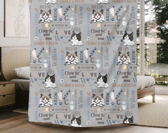 Personalized Cat Blanket: Funny Cat Lover Gift