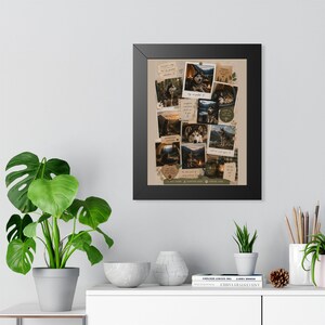 Personalized Pet Memorial Framed Print | Custom Dog Memory Collage | Rainbow Bridge Keepsake Gift | Photo Memorial for Loss of Dog image 5