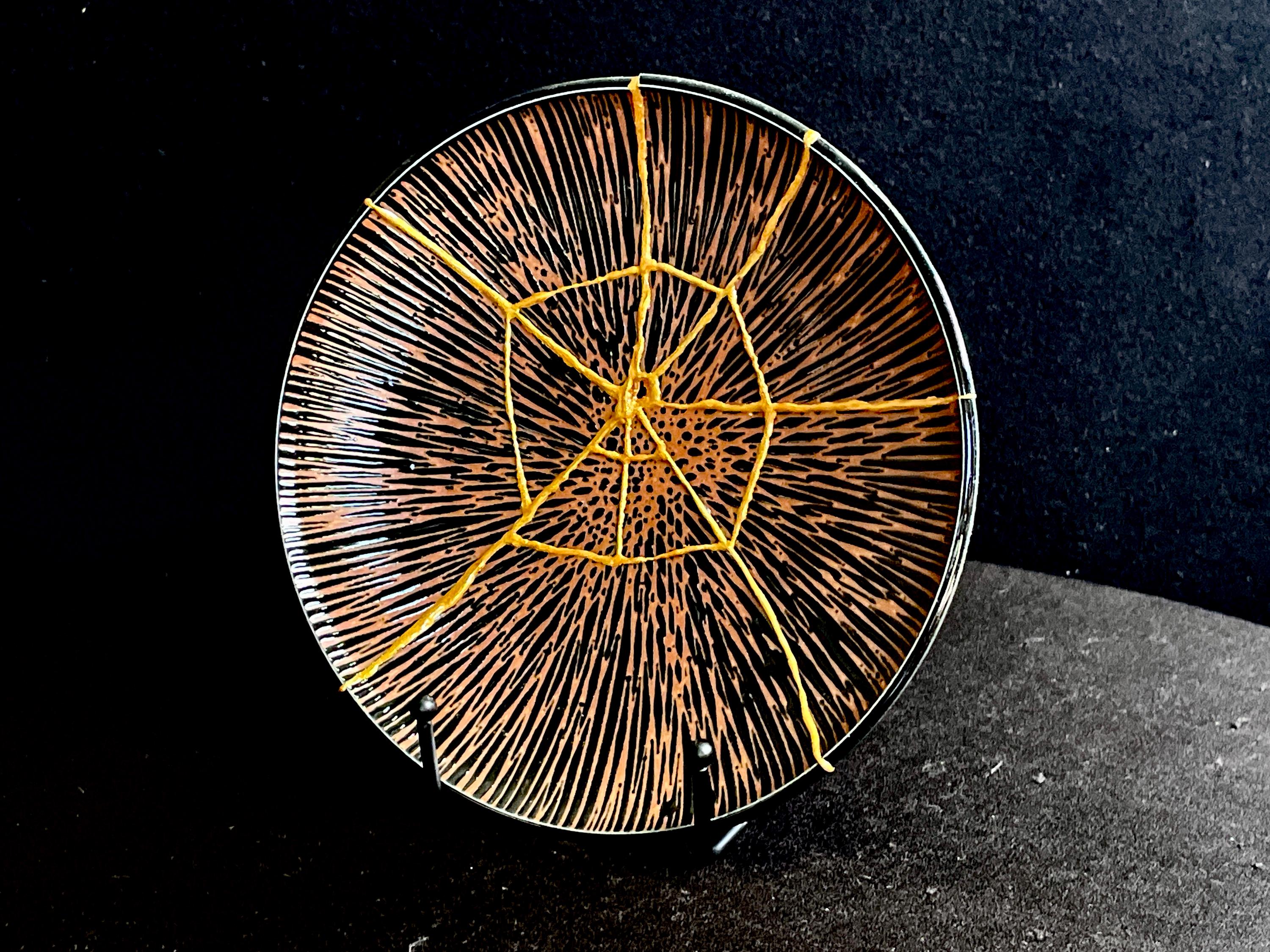 金継ぎプレート - 15種類のブレイク：黄金の修復、侘び寂びの装飾